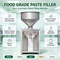Machine de remplissage de pâte de tomate et de miel en acier inoxydable sanitaire, adaptée à l'industrie alimentaire