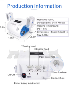 Appareil de <span class=keywords><strong>cryolipolyse</strong></span> portable 360° pour l'élimination du double menton, la congélation des graisses et l'amincissement corporel - Product Image 1