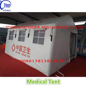 Weißes Luftdichtes Windbeständiges Robustes <span class=keywords><strong>Canvas</strong></span> Notfall-Aufblasbares Sicherheits-Krankenhauszelt - Product Image 4