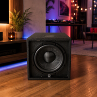 Haut-parleur de subwoofer carré multifonctionnel I.EVOICE ODM/OEM en contreplaqué de bouleau, avec aimant en ferrite de 12 pouces, 8,0 ohms, audio haute résolution, passif, en métal