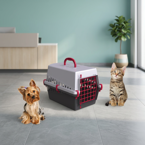 Sac à dos pour animaux de compagnie léger et grand de fabrication italienne, respirant et portable, en plastique, pour chiens et chats, avec motif animal - Product Image 3