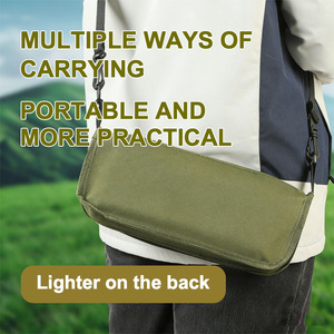 <span class=keywords><strong>Tabouret</strong></span> <span class=keywords><strong>pliant</strong></span> portable en acier inoxydable pour le camping, la pêche et les activités de plein air - Conception durable, compatible avec les porte-stylos et les sacs bandoulière - Product Image 4