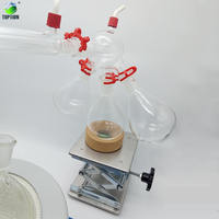 TOPTION Home Lab Kit petit appareil de distillation moléculaire pour l'extraction d'huile essentielle et l'eau des fleurs