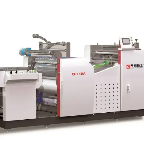 CF740A automático folha papel laminação térmica máquina