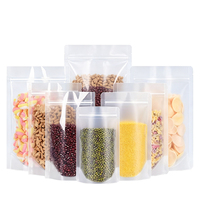 Sachet Doypack Auto-Scellant Transparent Sablé en PE Recyclable avec Impression Héliogravure pour Emballage de Thé, Cadeaux et Aliments – Vente Directe Usine