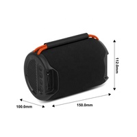 Haut-parleur portable d'extérieur en plastique Q39, 8W de sortie, batterie 1000-2000mAh, vente directe usine, personnalisation OEM