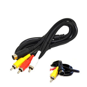 Nuevo Cable AV de Repuesto para <span class=keywords><strong>Sega</strong></span> Genesis 2/<span class=keywords><strong>Mega</strong></span> <span class=keywords><strong>Drive</strong></span> 2 y <span class=keywords><strong>3</strong></span>, Cable de Video Estéreo AV para TV, Cable RF de Repuesto Nuevo - Product Image 1