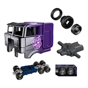 BLOKEES Wheels <b>Transformers</b> CT02 <b>Optimus</b> Prime Shattered Glass Car Model Kit - Product Image 2