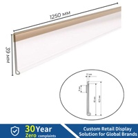 Hookei – Bande adhésive transparente en PVC extrudé sur mesure pour affichage de tickets, support d'étiquettes EPOS – Vente en gros