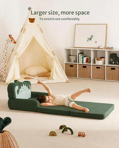 <span class=keywords><strong>Sofa</strong></span> anak kompresi 2 dalam 1 kustom dengan desain dinosaurus lucu kursi balita dapat dilipat nyaman untuk ruang tamu - Product Image 4