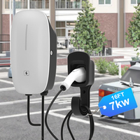 Nouveau chargeur de véhicule électrique AC Type 2 32A 7kW avec câble de 5 m pour parking d'appartement et usine