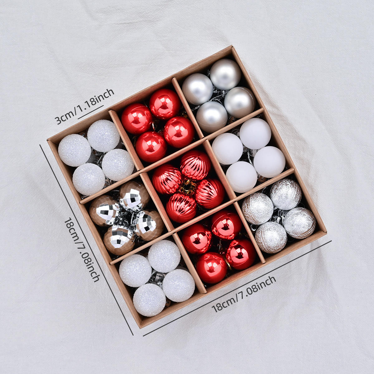 สีแดง3cm-72 + เงิน