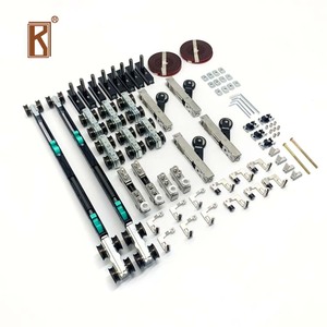 Đồng bộ cửa trưởng hệ thống mỏng hẹp trượt treo mềm đóng khung Con lăn 4 theo dõi liên kết phụ kiện phần cứng - Product Image 1