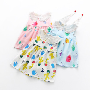 New Modern Princess Cartoon Knee-Length Punjabi Kimono Indian Girls <b>Tight</b> Dress Designs for Kids Summer From China Supplier - Product Image 4