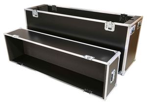 Flight Case TV con Logo personalizzato di fabbrica custodia da viaggio professionale a Led in alluminio da 75 pollici - Product Image 3