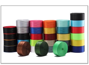 Nhà Sản Xuất Tùy Chỉnh 48Mm Rộng Vành Đai Chỗ Ngồi UV & Chịu Nhiệt Twill Nylon Vải Trắng Cuộn Sọc Thắt Lưng Cho Xe Ô Tô Và Túi Xách - Product Image 2