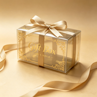 Boîte d'emballage de luxe pliable en PET pour bijoux (bagues, colliers, boucles d'oreilles)