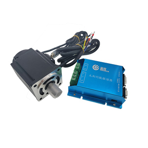 Nam châm vĩnh cửu điều khiển động cơ 48 Volt 25A 1kw <span class=keywords><strong>DC</strong></span> servo <span class=keywords><strong>Motor</strong></span> Set - Product Image 1