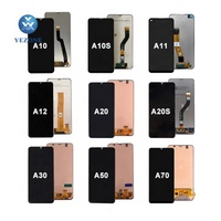 Oled Pantalla dengan bingkai Lcd untuk Samsung A20 Display asli layar Lcd rakitan Digitizer untuk layar Samsung A20