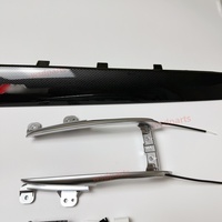 Kit de rénovation d'éclairage intérieur de voiture avec lampe d'ambiance LED pour Honda Civic 10ème génération, garniture en fibre de carbone