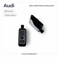 Lampu nama Logo LED asli 4-cincin proyeksi selamat datang untuk A3 A4L A5L A6L Q2L Q3 Q5L mobil