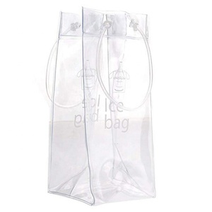 Túi Đựng Đá Chống Rò Rỉ PVC Trong Suốt Thùng Rượu Sâm Banh Bia Chai Nước Giải Khát Túi Đựng Lạnh Có Thể Gập Lại Cho Bữa Tiệc Dã Ngoại - Product Image 2