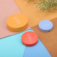 Boîte de 30 poudres ABS colorées, petit conteneur de protection de l'environnement, produit cosmétique compact