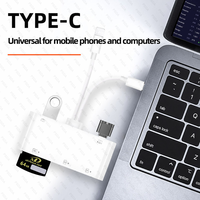 Lecteur de carte SD 7 IN2 pour iPhone 16 Pad USB C et lecteur de carte mémoire Micro SD TF double Port adaptateur USB pour appareil photo