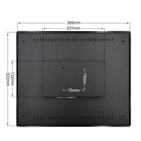 Monitor LCD Industrial de Escritorio de 17 Pulgadas, 1280*1024, VGA, Pantalla Cuadrada, Metal, Aluminio, TFT, Retroiluminación LED, Integrado, Plano, OEM