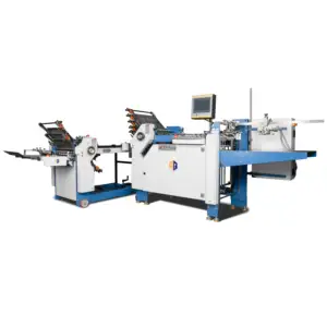 Machine automatique de fabrication de livrets Machine à chemises en papier Machine à enveloppes pliantes avec deuxième station