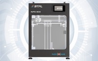Machine d'impression 3D FDM industrielle STPL, double extrudeur, plateau chauffant en aluminium, PLA, USB, volume d'impression 300x300x300mm, 100mm/s, nivellement automatique