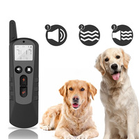 Pet Trainer Electric Shocker Hunde trainings halsband Wiederauf lad bares wasserdichtes Anti Bark Beep Vibration Hundes chock E Halsband mit Fernbedienung