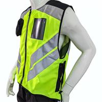 Bonne qualité moto équipe Club vêtements trafic patrouille sécurité veste réfléchissante moto cyclisme gilet de sécurité réfléchissant