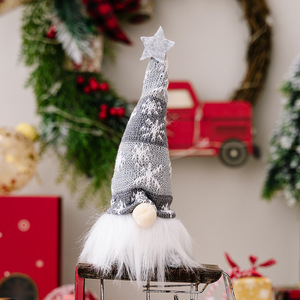 <b>LED</b> Gnomes <b>Christmas</b> Decorations Light Battery Powered Lighted Swedish Tomte Xmas Gnome Plush Elf Doll Scandinavian Santa - Product Image 4