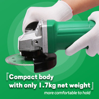 Mini-meuleuse d'angle 220V pour usage domestique et chantier, vente chaude transfrontalière, meuleuse électrique de découpe et de ponçage, certifiée CE, garantie 1 an