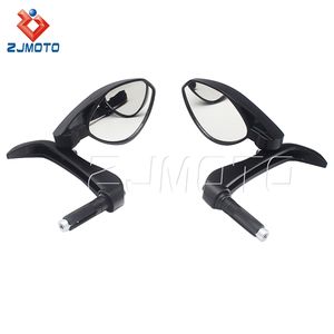 Rétroviseur de guidon pliable 3 en 1 avec protection de levier 22 mm 7/<span class=keywords><strong>8</strong></span> pouces Guidon réglable Rétroviseurs latéraux pour <span class=keywords><strong>Honda</strong></span> BMW CBR - Product Image 3