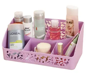 办公室家庭书桌塑料桌面分隔器女士化妆品塑料化妆盒