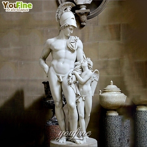 Escultura <span class=keywords><strong>de</strong></span> Mármol <span class=keywords><strong>de</strong></span> Tamaño Real del Juramento <span class=keywords><strong>de</strong></span> <span class=keywords><strong>Spartacus</strong></span>, Decoración Clásica para Jardín - Product Image 6