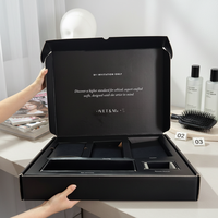 Boîte d'expédition en carton ondulé durable pour perruques - Logo personnalisé et échantillon gratuit pour l'emballage de mèches de cheveux