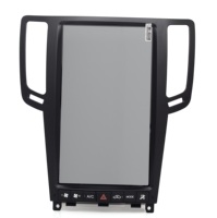 Unit Head Radio Mobil Android Layar Sentuh Vertikal 13,6 Inci dengan Carplay dan Navigasi GPS untuk Infiniti G35 G37 Q40 Q60