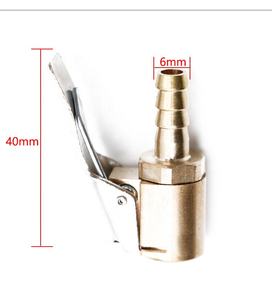 Медный зажим для накачки шин Автомобильный манометр Надувающее сопло для накачки в шинах - Product Image 2