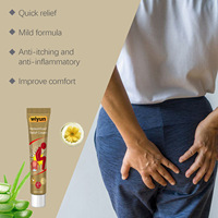 Crème de traitement des hémorroïdes Wiyun : Réduit les gonflements, anti-fissures, soulage la douleur, les brûlures et les saignements, crème apaisante pour hémorroïdes et constipation
