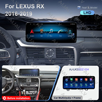 Aijia 12.3 pouces – Cadre d'intégration Android pour autoradio, lecteur DVD et système audio de voiture pour LEXUS RX 2016-2019