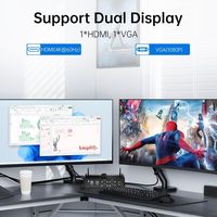 Chasis Industrial sin Ventilador para Computadora Integrada, Core I7-8550U (1.8-4.0GHz), 256GB RAM, 16GB SSD, Doble LAN 2.5G, Wi-Fi 6, Windows 11 Pro