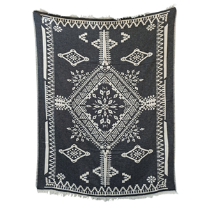 Manta Bohemia Tribal, 200x240 cm - 78x95 pulgadas, 100% algodón - Product Image 2