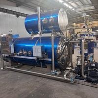 Nouvelle machine de stérilisation à haute température et haute pression pour aliments pour animaux de compagnie en conserve, pois chiches, thon, viande de déjeuner, autoclave haute pression
