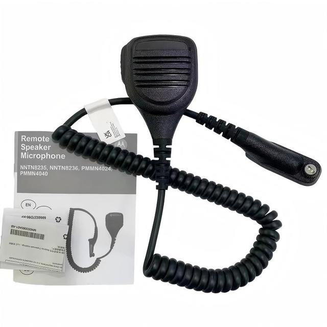 PMMN4040A Remote Portable PTT Submersible Handheld Speaker Micro for DP2600E DP4800E XPR7550E DGP8550E DP4400E Walkie-talkie
