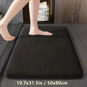Durable Knitted Plaid Microfiber Sponge Draining Antibacterial Water Absorbing Non-Slip Quick-Dry Home Kitchen <b>Mat</b> - Product Image 3