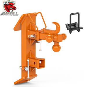 <span class=keywords><strong>Attelage</strong></span> robuste pour mini-chargeuse Ambull Factory, capacité de remorquage de 20 000 lb, pour mini-chargeuse avec attache de 2 pouces - Product Image 1