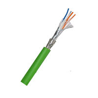 Connecteur Ethernet industriel M12 vers RJ45 pour capteurs, étanche IP67, câble PUR Cat6a à 4 broches avec code D, prise mâle personnalisable